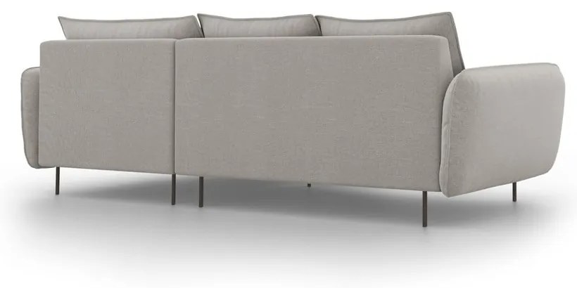 Vienna világosszürke sarokkanapé, jobb oldali - Cosmopolitan Design