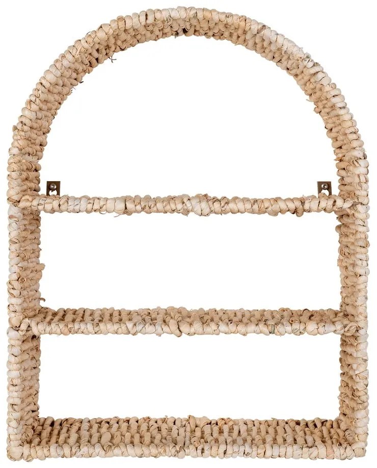 Natúr színű többszintes rattan fali polc Namur – House Nordic