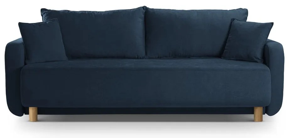 Sötétkék kinyitható tárolóhelyes kanapé 231 cm Elen – Micadoni