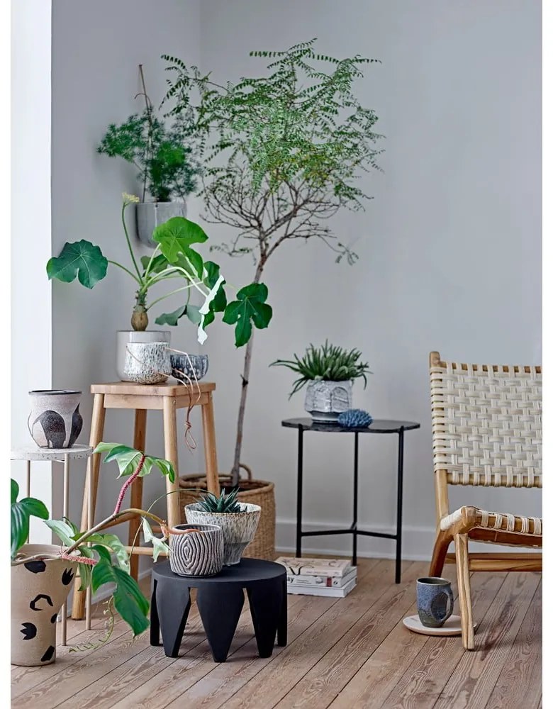 Ignacia fehér terrakotta virágcserép, magasság 15,5 cm - Bloomingville