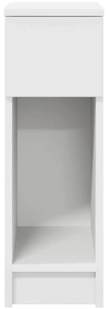 éjjeliszekrények fiókos 2 db fehér 20 x 36 x 60 cm