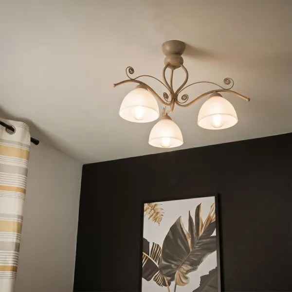 BRILAGI - Felületre szerelhető csillár ANTICO MODERN 3xE27/60W/230V bézs