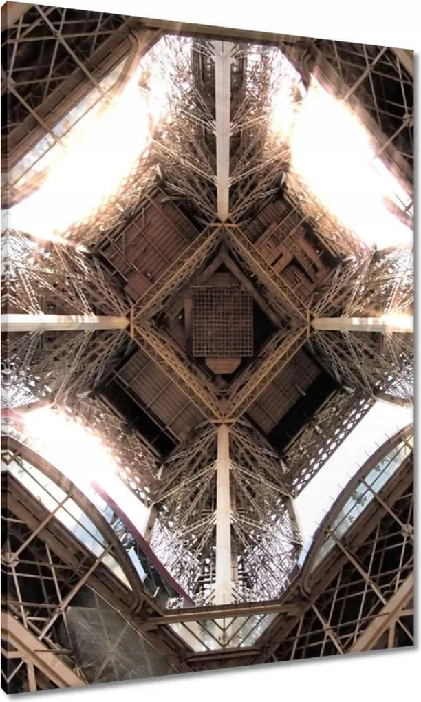 Vászonkép 70x100 Eiffel-torony alulról