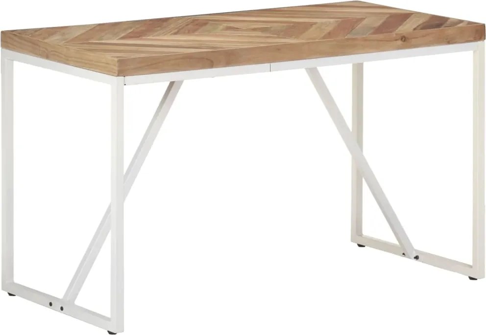 vidaXL tömör akác és mangófa étkezőasztal 120 x 60 x 76 cm