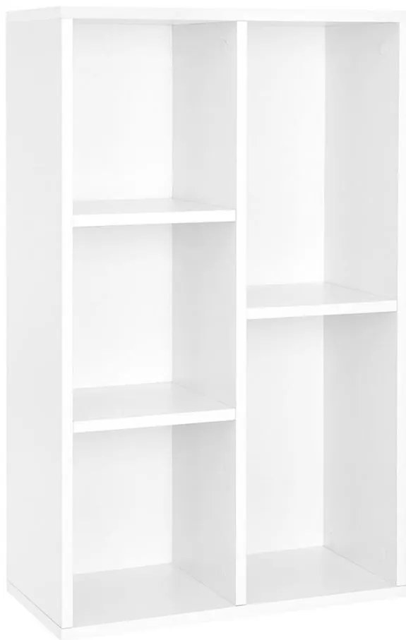 DOVARO fehér könyvszekrény