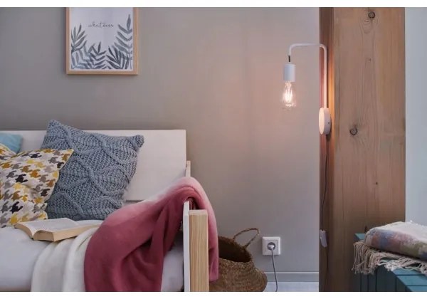 Paulmann 79811 - 1xE27/40W Fali lámpatest CALVANI 230V fehér