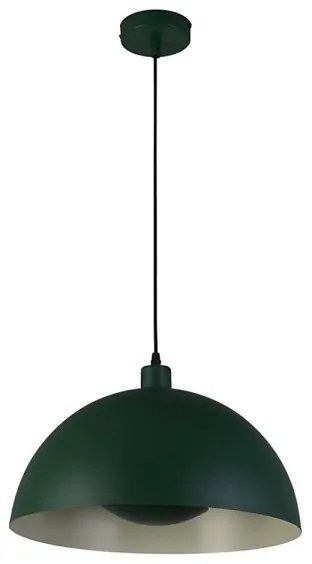 Searchlight 35410GR - MARS kábeles függőlámpa 1xE27/60W/230V, átm. 25 cm, zöld