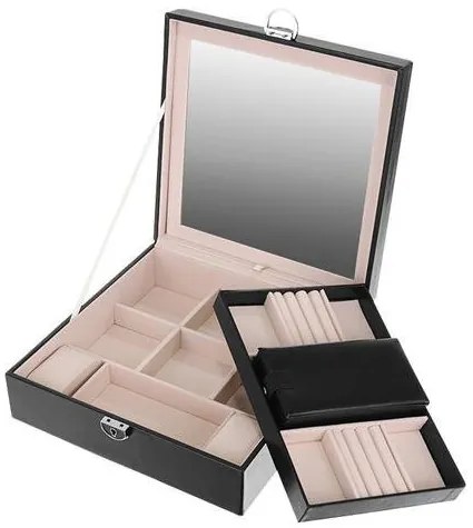 Ékszerdoboz - fekete Beautylush