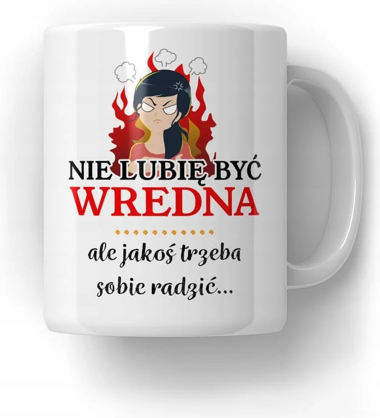 Bögre Nem szeretek gonosz lenni Ajándék Lány Feleség Barátnő