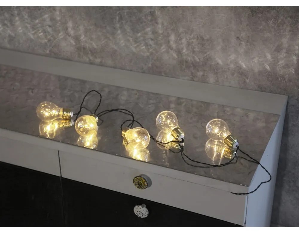 Glow fehér LED fényfüzér, hosszúság 1 m - Star Trading