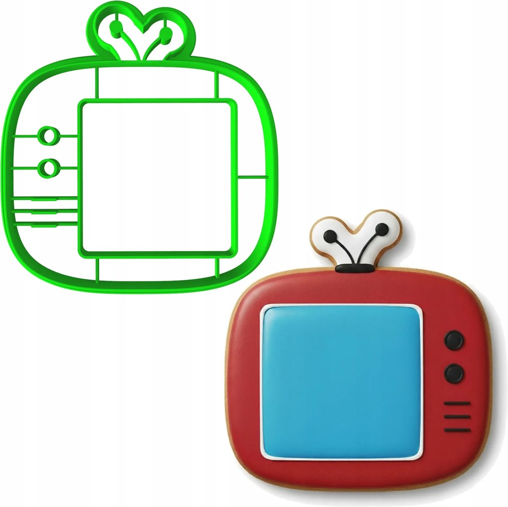 Mézeskalács és Sütemény lyukasztó Tv 8,5cm