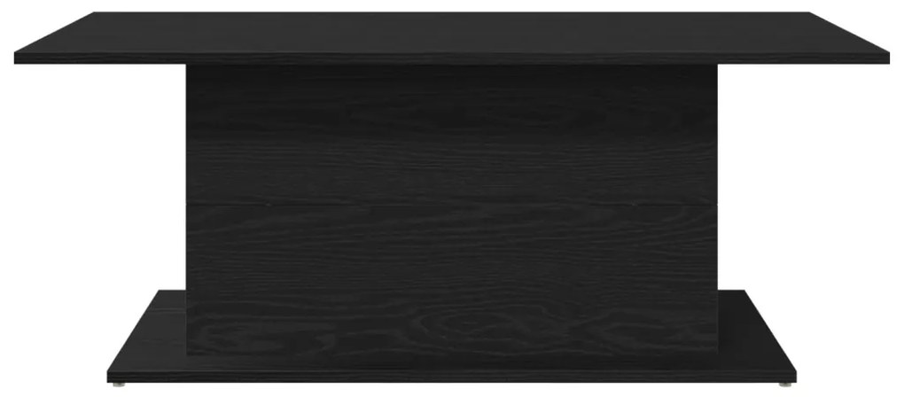 Fekete Tölgy Kávézóasztal 102x55,5x40 cm Szerelt Fa