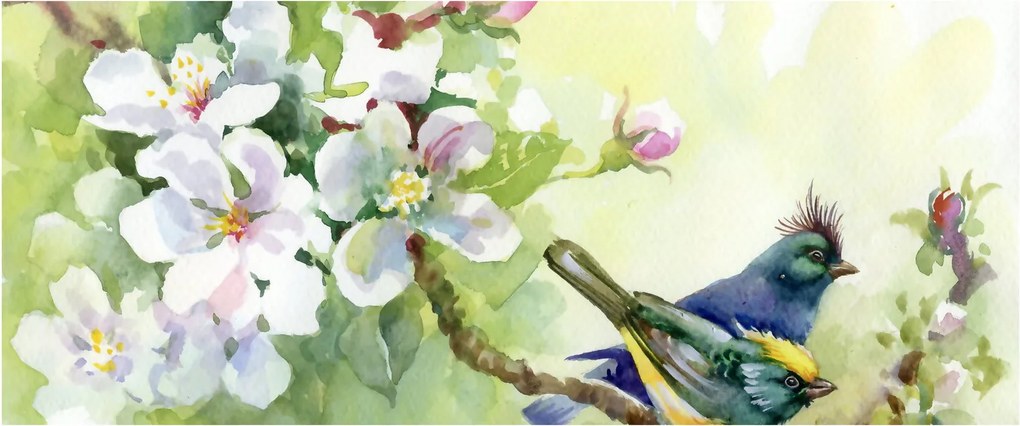 Kép - tavasz (120x50 cm)