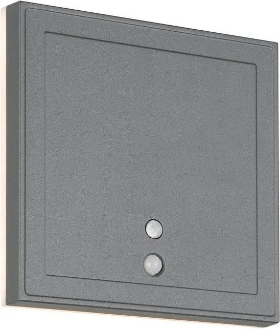 TRIO R23056242 FORTALEZA Fali Lámpa Mozgásérzékelővel Antracit LED IP44