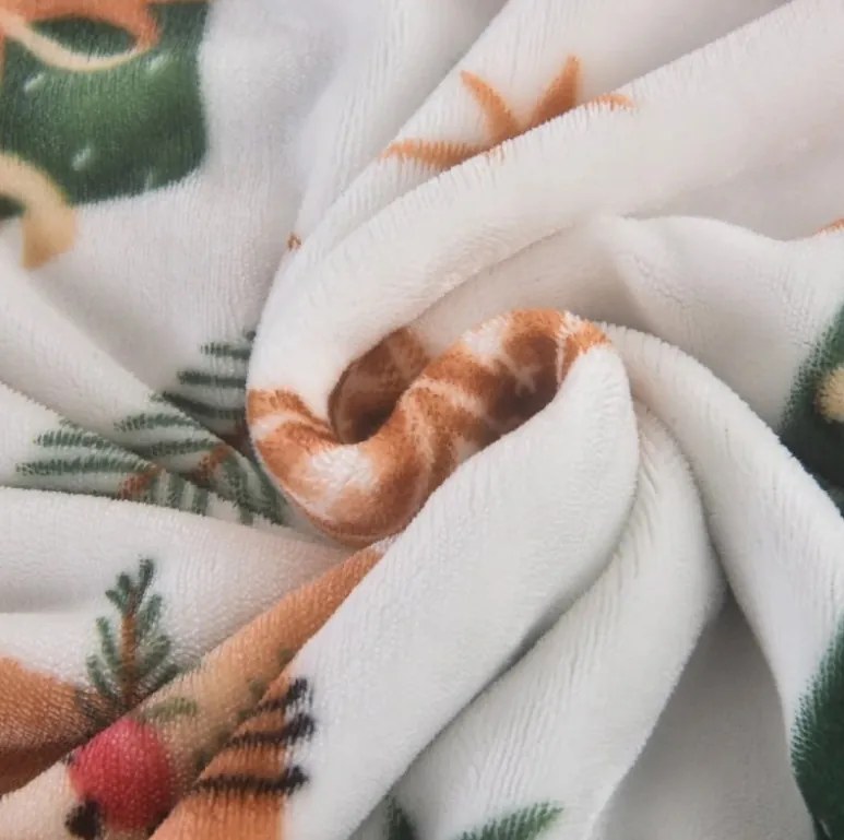 Karácsonyi mikroplüss ágyneműhuzat 200x140cm+90x70cm TiaHome