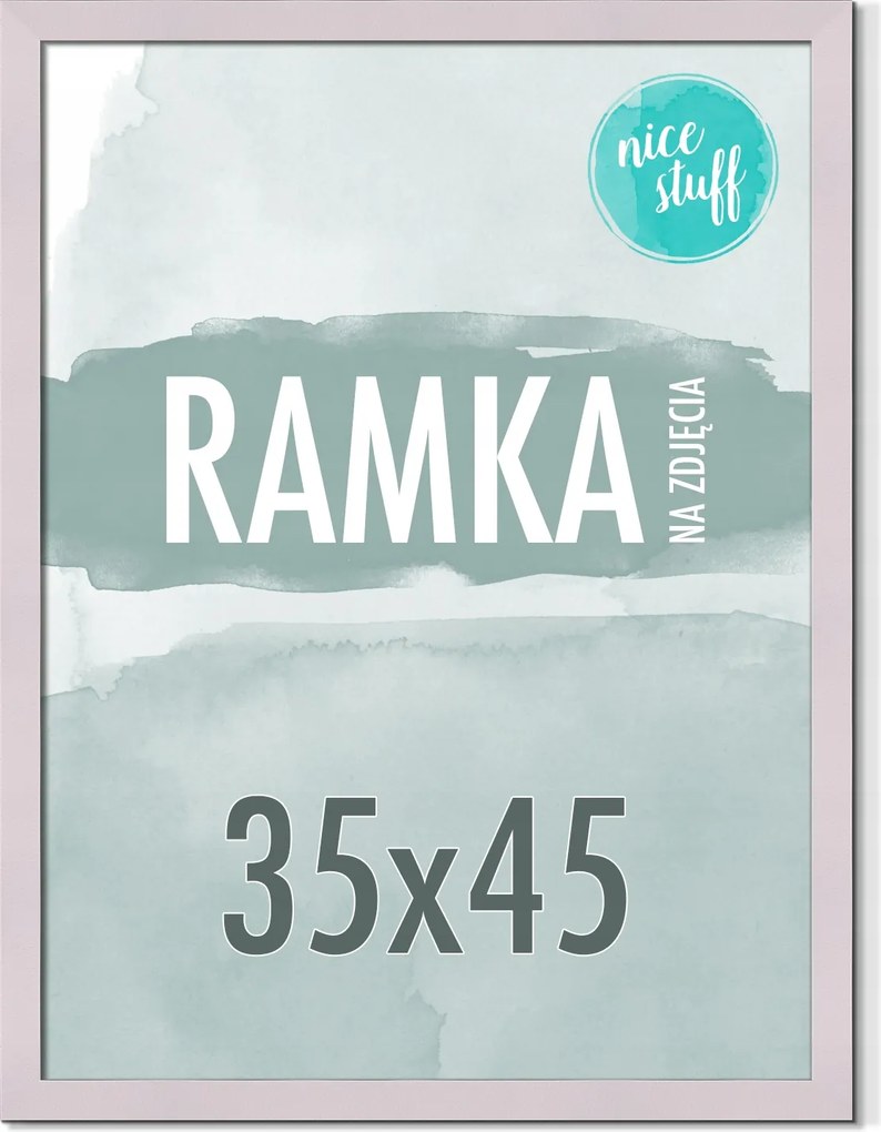 Képkeret 35x45 Képkeret 45x35 Mdf Lila Levendula