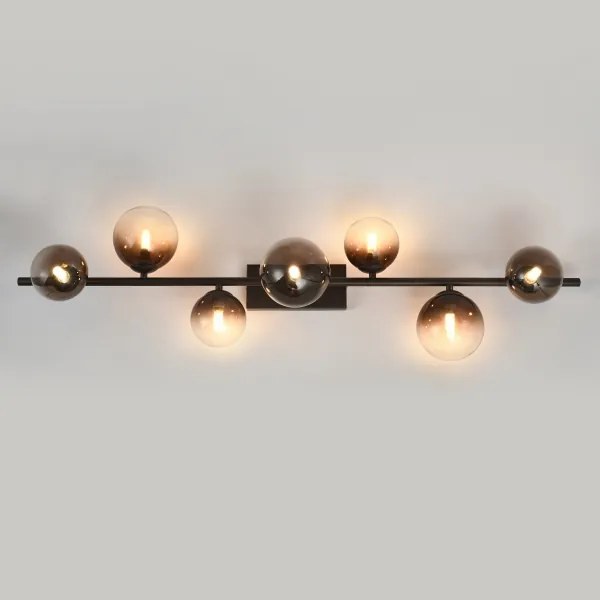 Brilagi - LED felületre szerelt csillár MILLA 7xG9/3W/230V barna/füstbarna