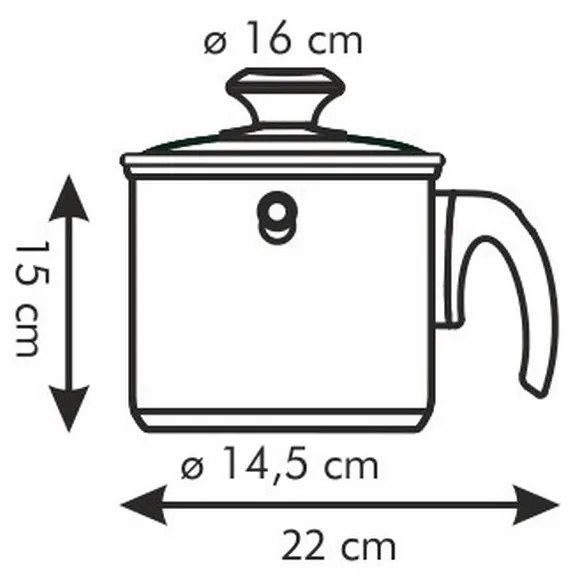 Tescoma PRESTO tejmelegítő edény, 2 l