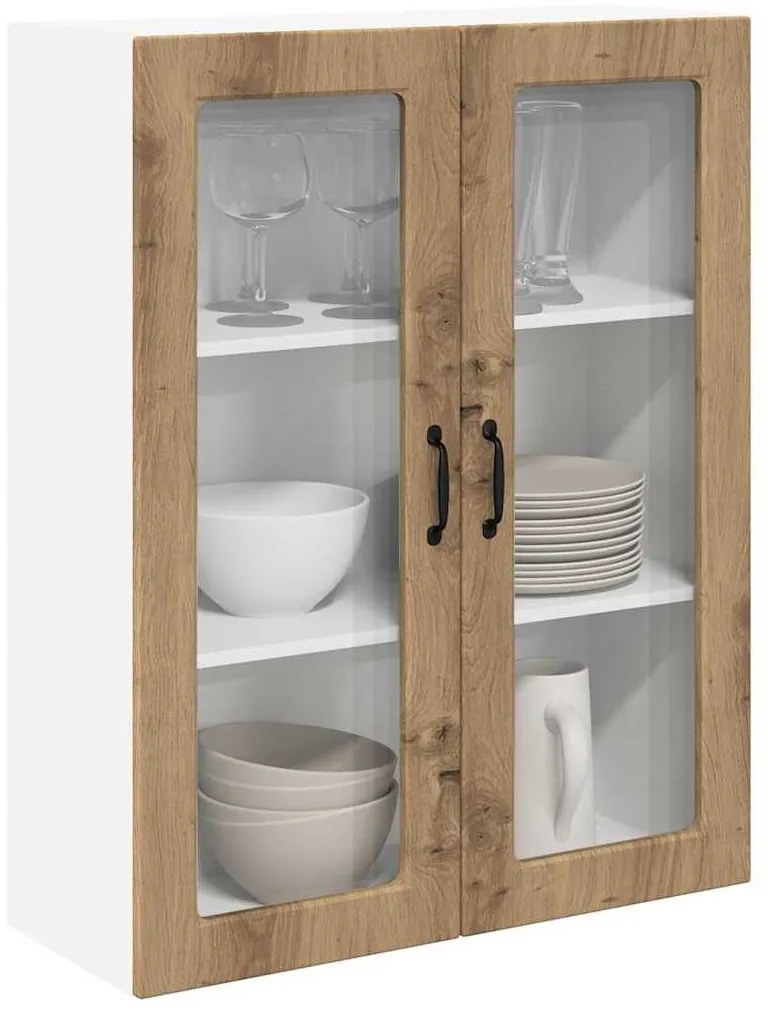 Fali konyhaszekrény Artisan tölgy 80 x 31 x 100 cm Faanyag