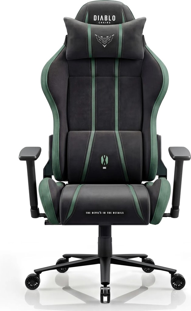Szövet gamer szék fekete-zöld Diablo X-One 2.0 Forest Green King