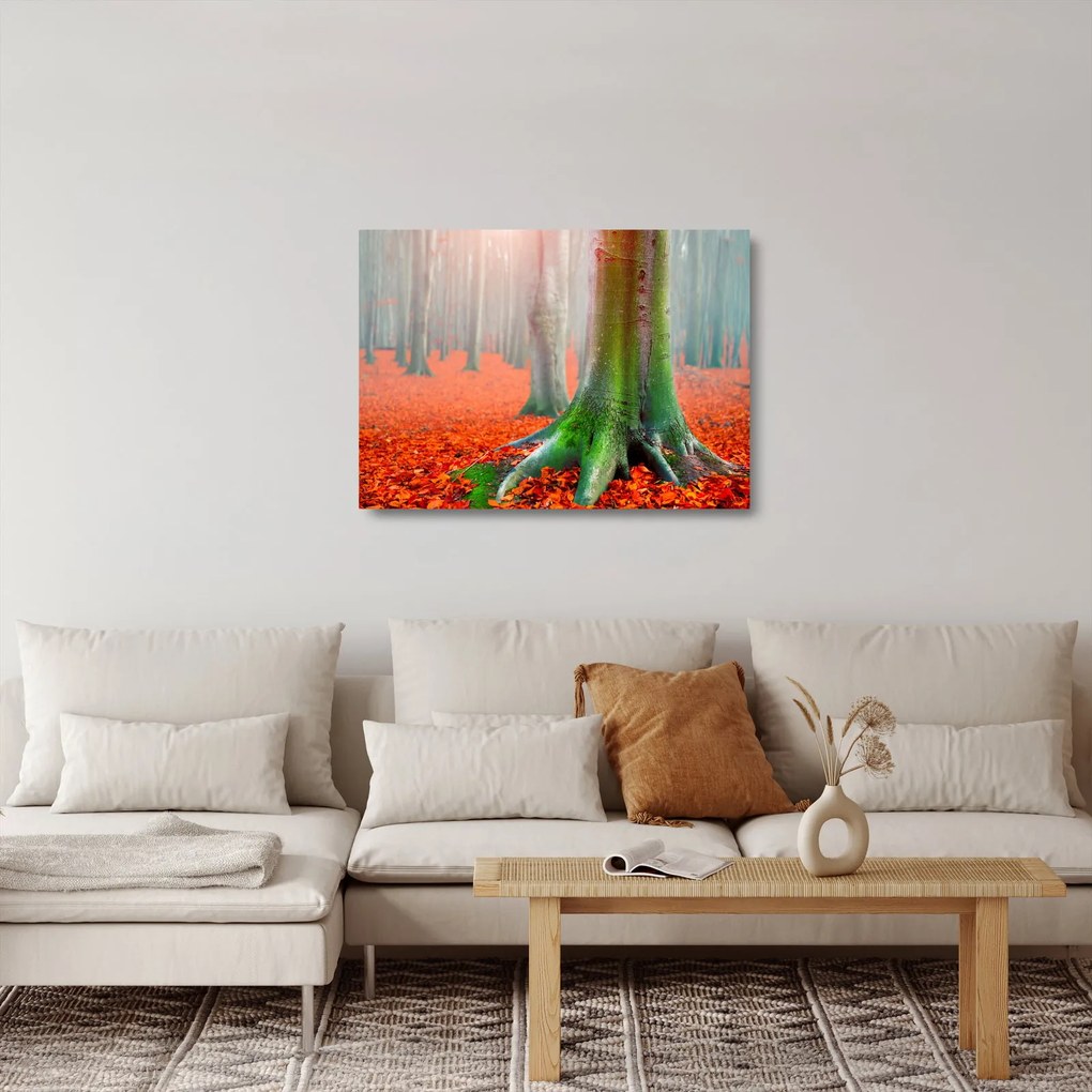 Fa képe (üvegen) (70x50 cm)