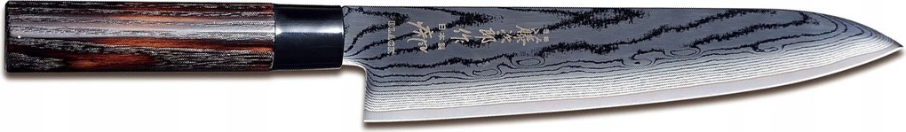 Japán séf kés Gyuto 240 Tojiro Shippu fekete acél VG-10
