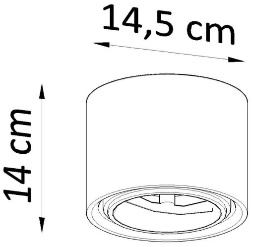 Sollux SL.0841 - KALU spotlámpa 1xGU10/ES111/40W/230V