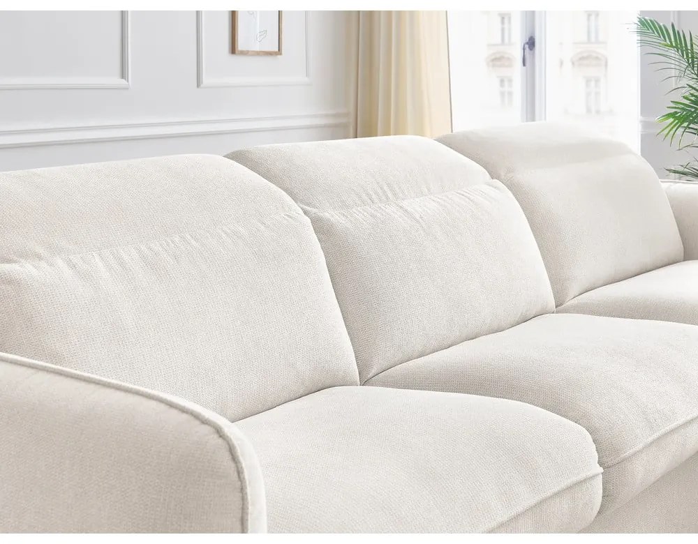 Fehér kinyitható sarokkanapé (variálható) Achille – Bobochic Paris