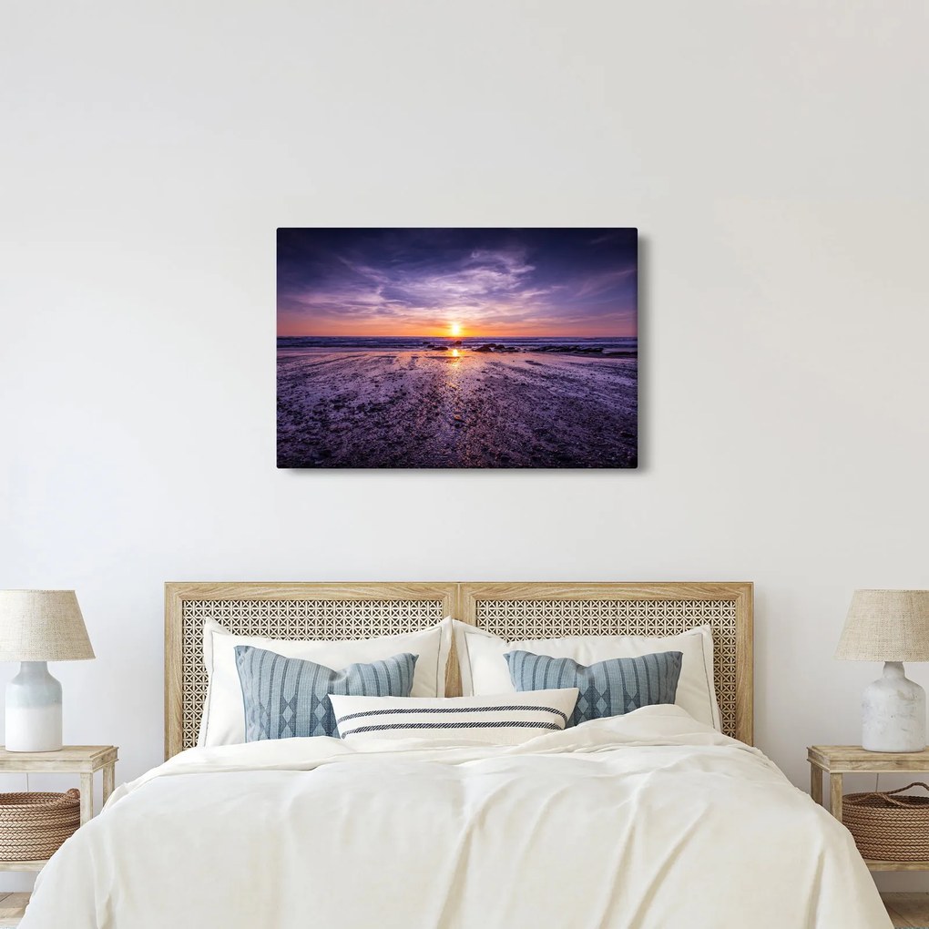 Tengerparti kép - naplemente (90x60 cm)
