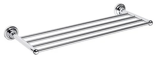 Törölközőtartó 66,5x6,5 cm, ezüstszínű