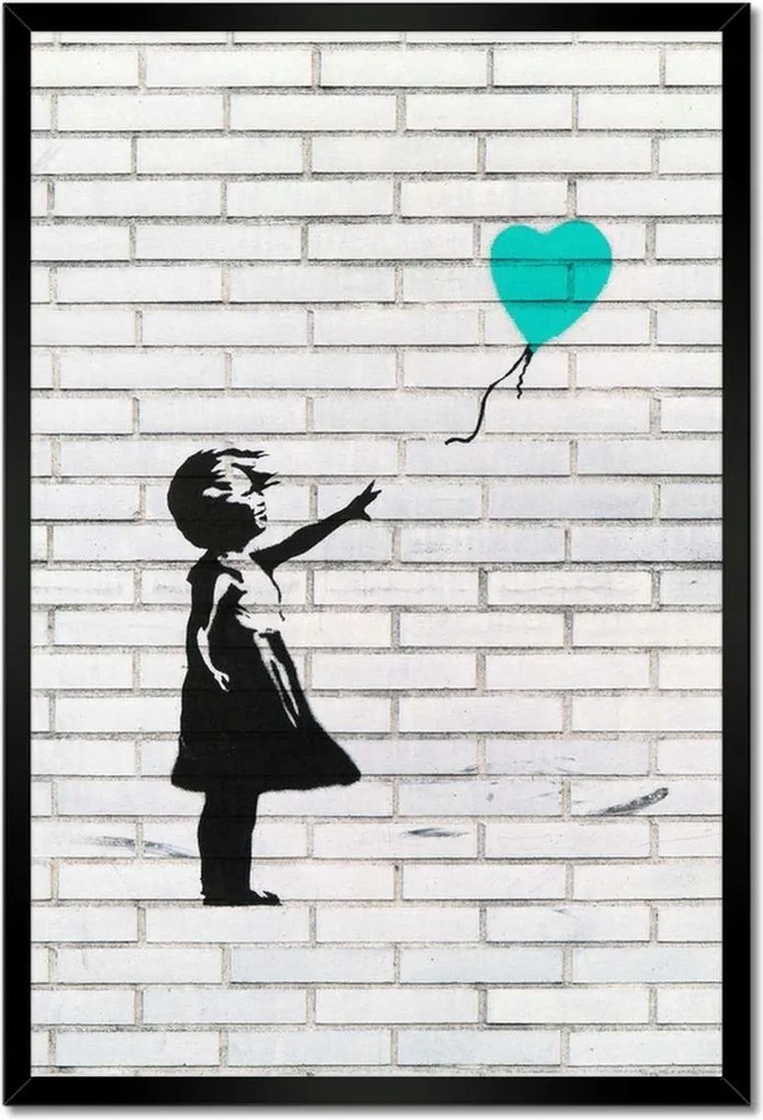 Poszterek keretben 40x60 Banksy Graffiti