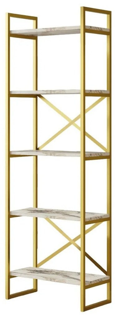 Vento Marble and Gold polc, S