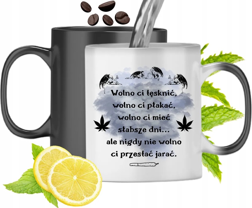 Mágikus Bögre Dohányosoknak Színváltós Nyomtatott Fényképpel