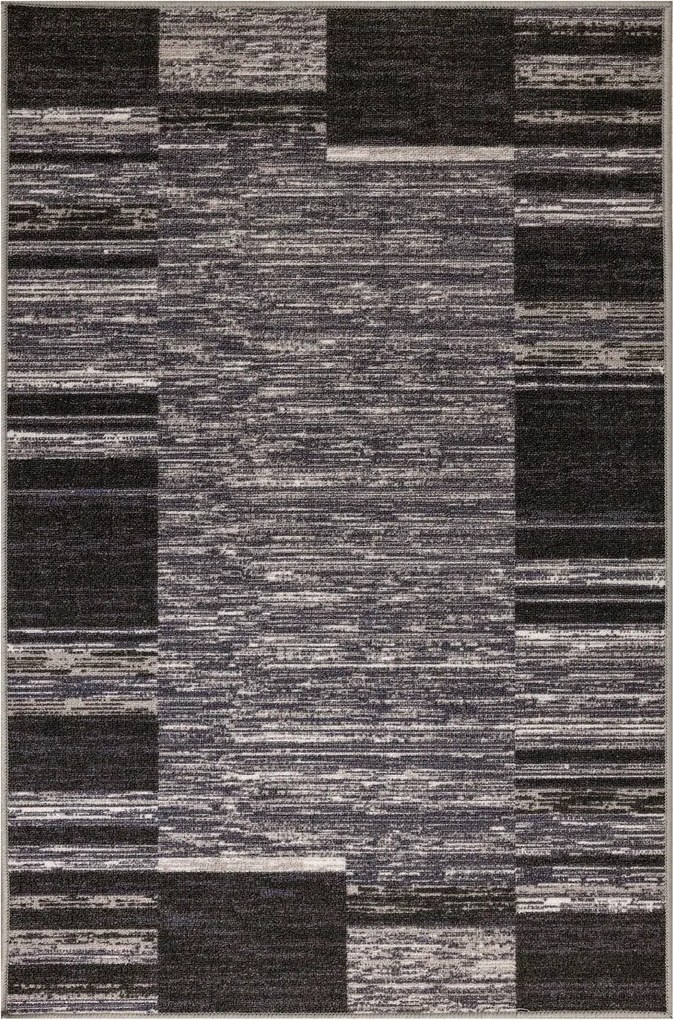 Hurkapálca Szürke Csíkos Gumírozott Erős Konyhai Szőnyeg Adagio 67x140 cm