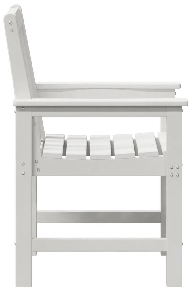 Kerti Étkező Székek 6 db Fehér 65.5x55.5x88 cm HDPE