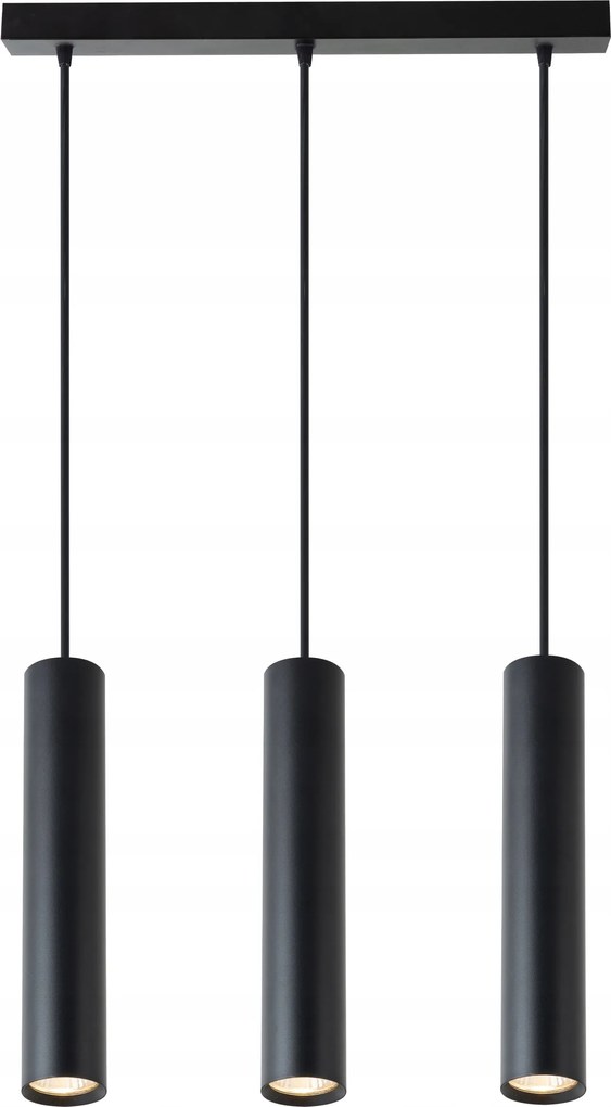 Mennyezeti Függőlámpa Keon GU10 Túlnyúló Cső Fekete