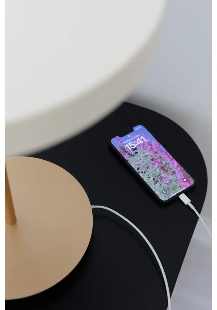 Fehér LED szabályozható asztali lámpa fém búrával (magasság 41,5 cm) Asteria Table – UMAGE