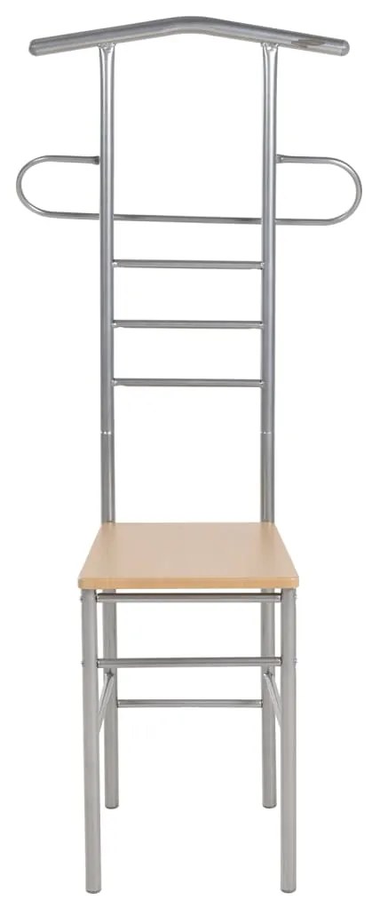 vidaXL 2 db fém szobainas szék