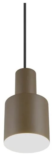 Sötétbarna függőlámpa fém búrával ø 12 cm Agudo – Trio