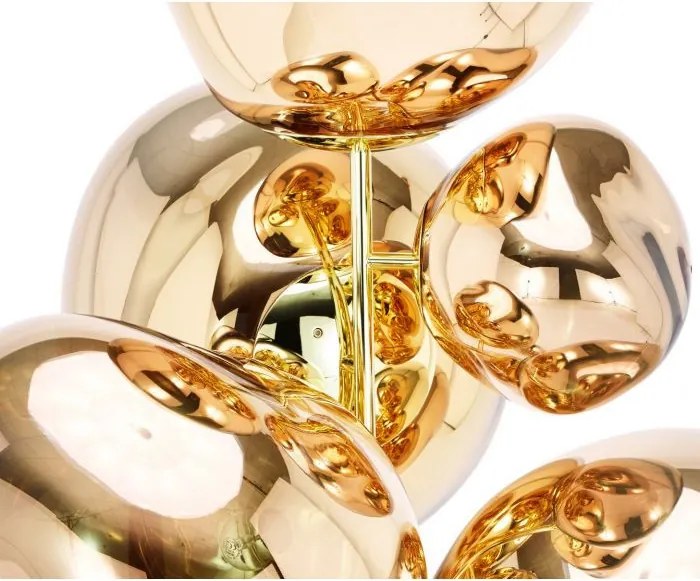 TOM DIXON MESC01G-FEUM1 MELT Arany Színű Állólámpa 7XE27+E14 28W IP20