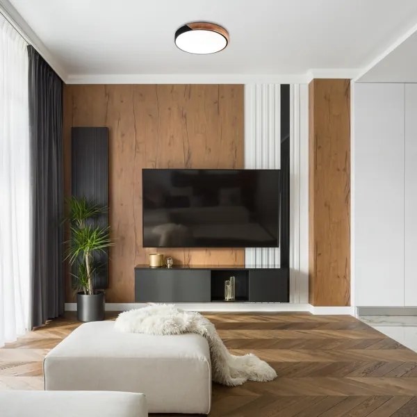 Rabalux 3528 - LED mennyezeti lámpatest MAPLE LED/24W/230V fekete