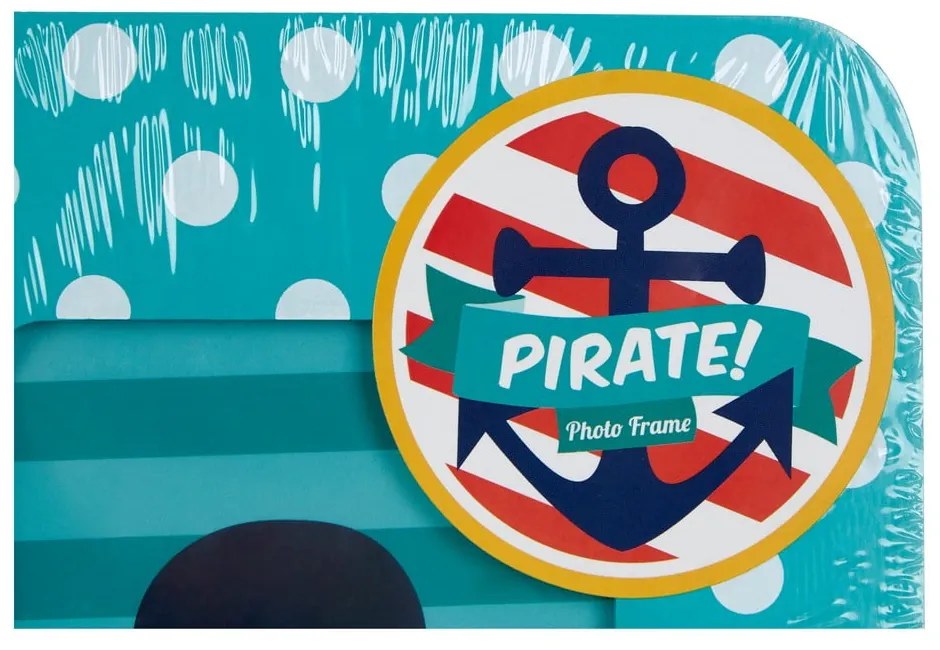 Piros-türkiz fa képkeret szett 2 db-os 18x23 cm Pirate – Premier Housewares