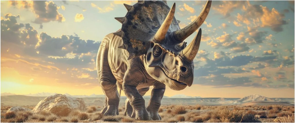 Kép - Triceratops (120x50 cm)