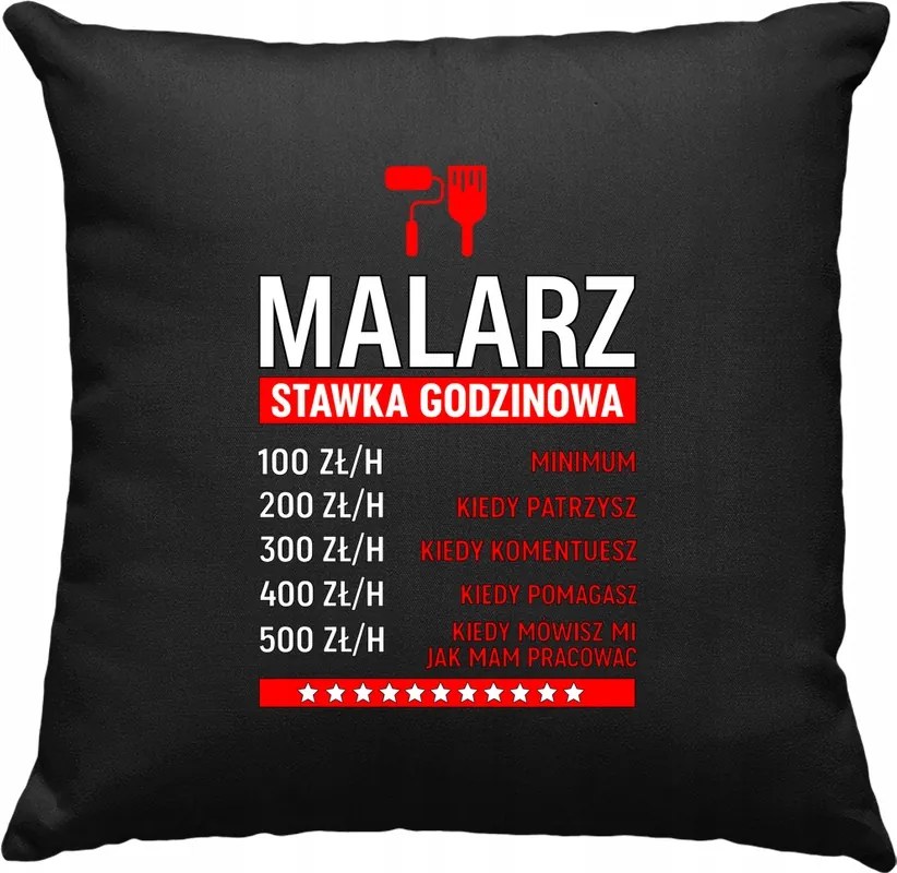 Festő párna felújítási vicc fekete