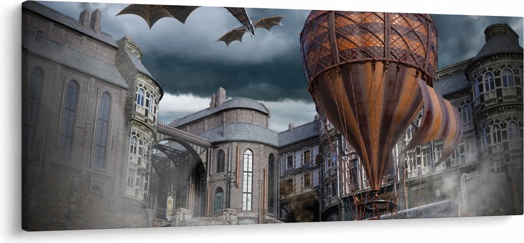 Kép - szürreális táj (120x50 cm)