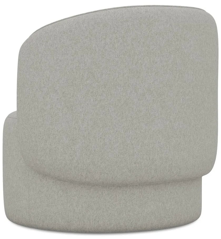 Világosszürke fotel Ipo – Makamii