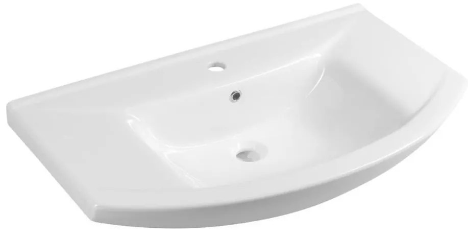 Aqualine - Süllyesztett mosdó ZERO 86x50 cm kerámia/fehér