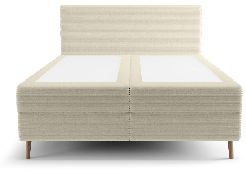 Egyszemélyes ágy 120 cm Napoli Bonell (krém) (ágyráccsal, tárolóhellyel). Akció -16%. 1082438