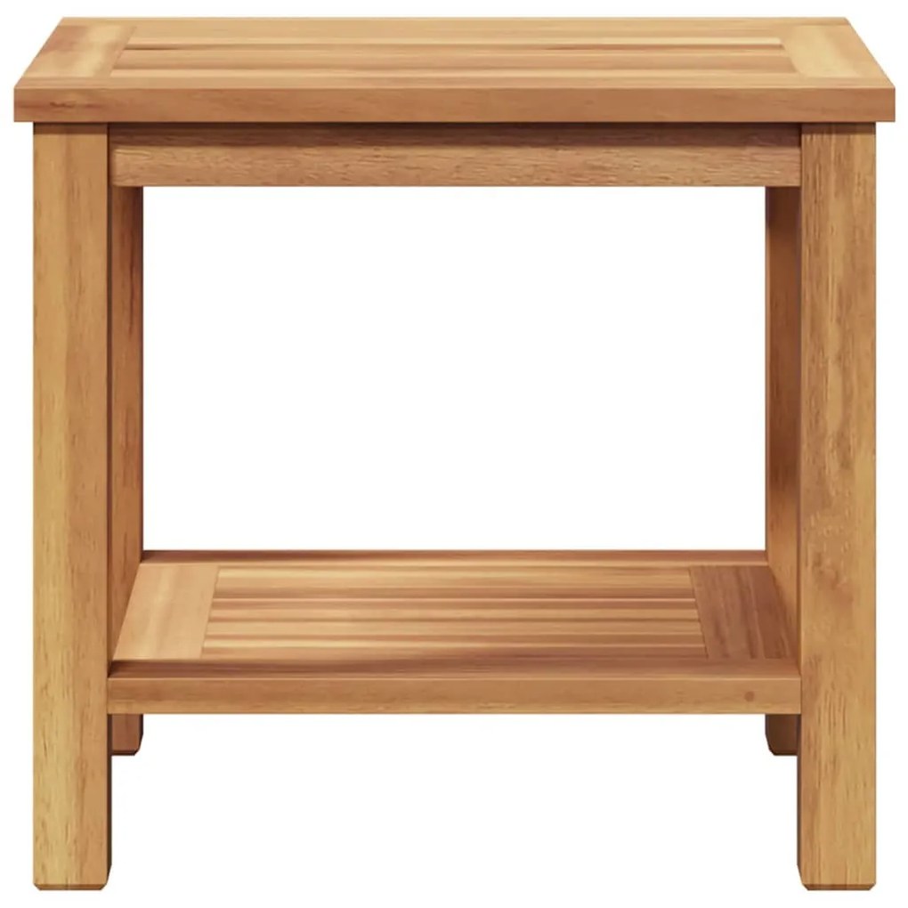 Dohányzóasztal Barna 50 x 35 x 45 cm Tömör tíkfa
