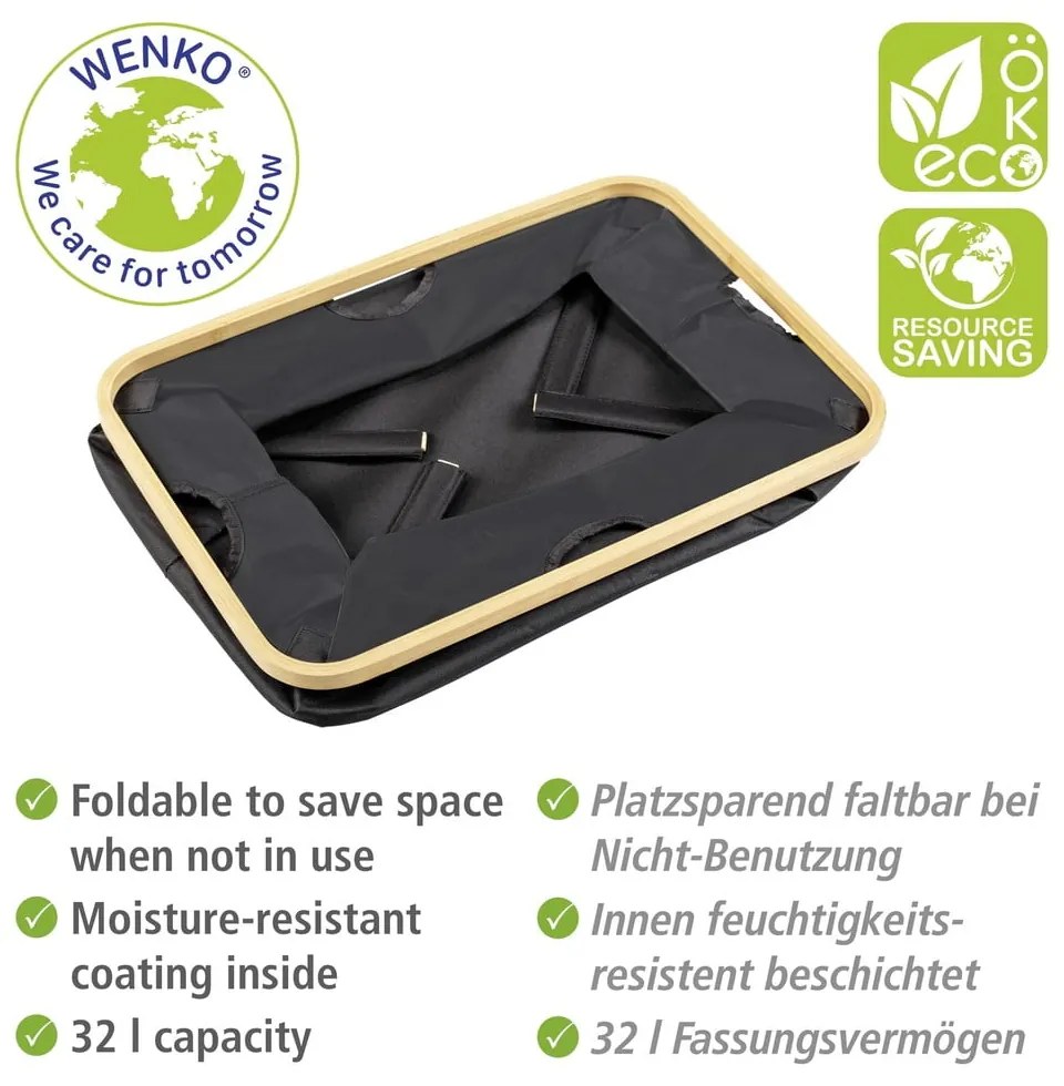 Textil szennyeskosár 32 l Ecori – Wenko